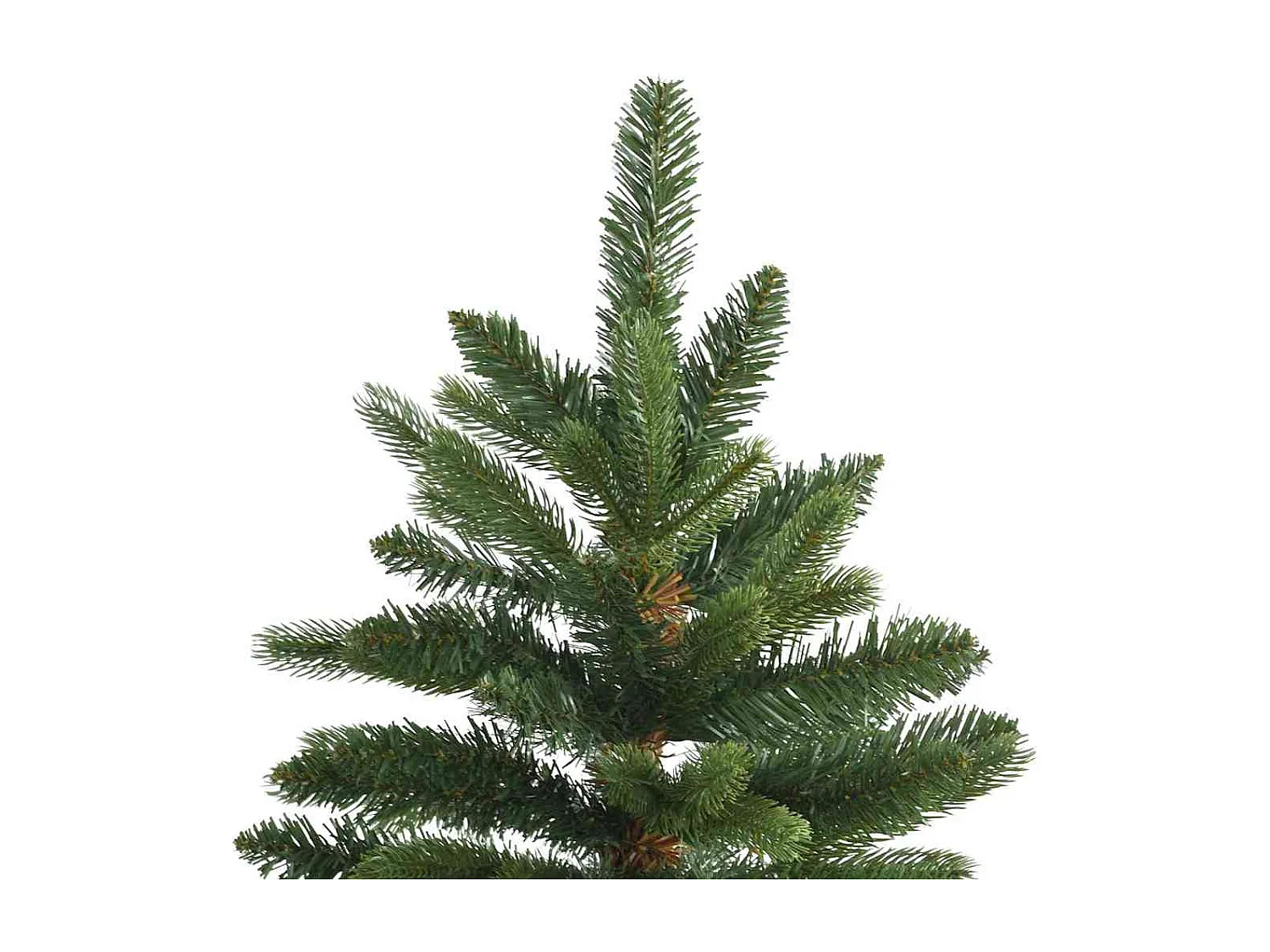 Sapin de Noël artificiel avec 300 LED Vert 180 cm PE et PVC