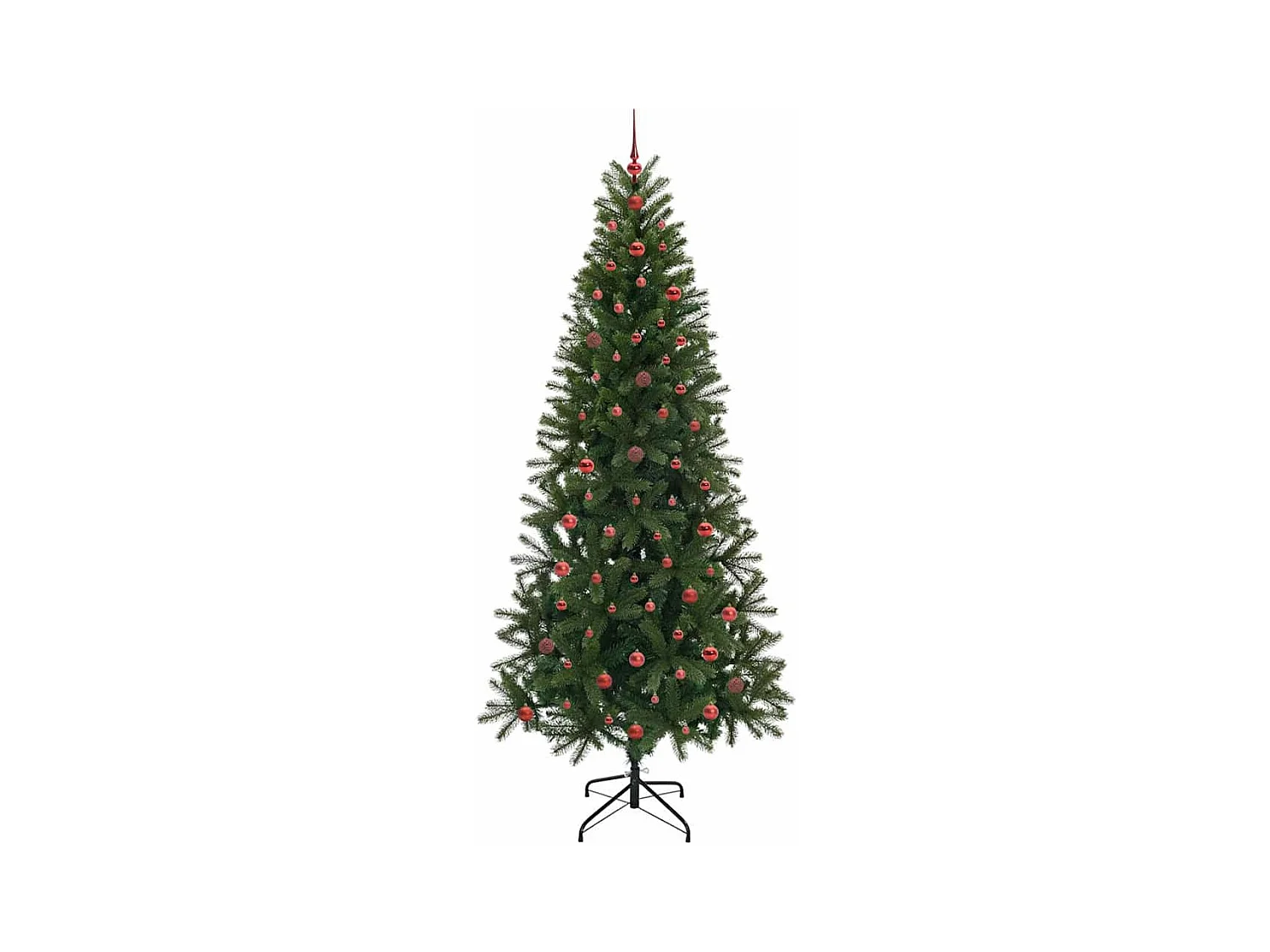Árbol de Navidad artificial con 300 LED Verde 240 cm PE y PVC