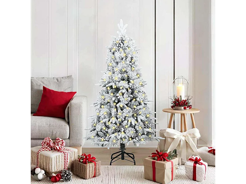 Árvore de Natal Articulada Artificial Verde 150 cm PE e PVC