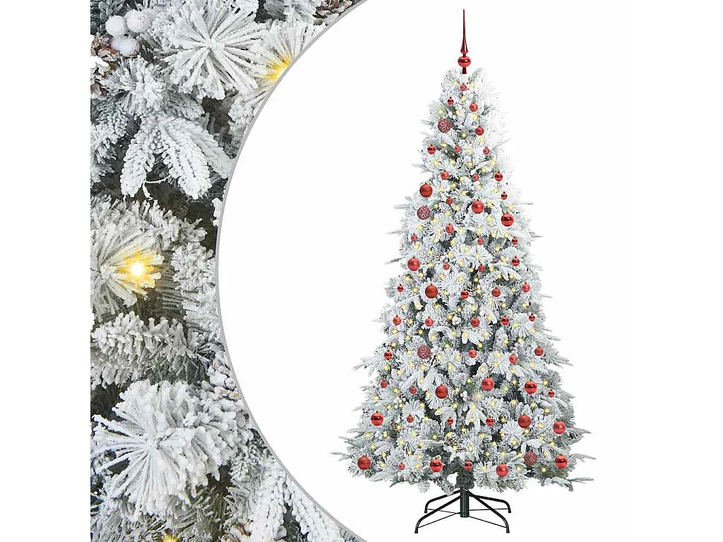 Sapin de Noël Artificiel à Branches Articulées Vert 210 cm