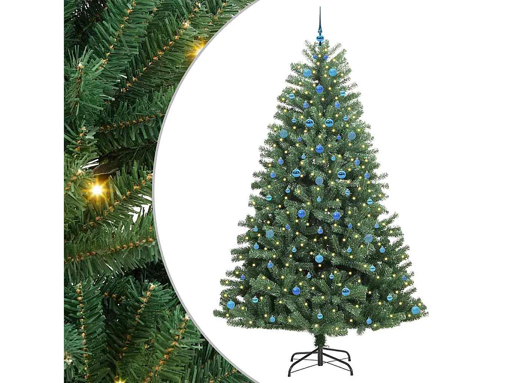 Sapin de Noël Artificiel à Branches Articulées Vert 240 cm