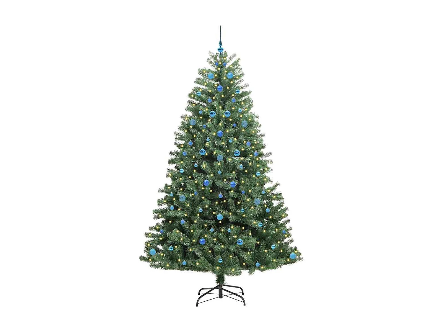 Sapin de Noël Artificiel à Branches Articulées Vert 240 cm