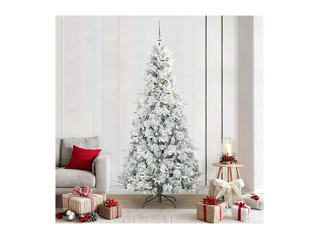Árbol de Navidad artificial con ramas articuladas Verde 210 cm