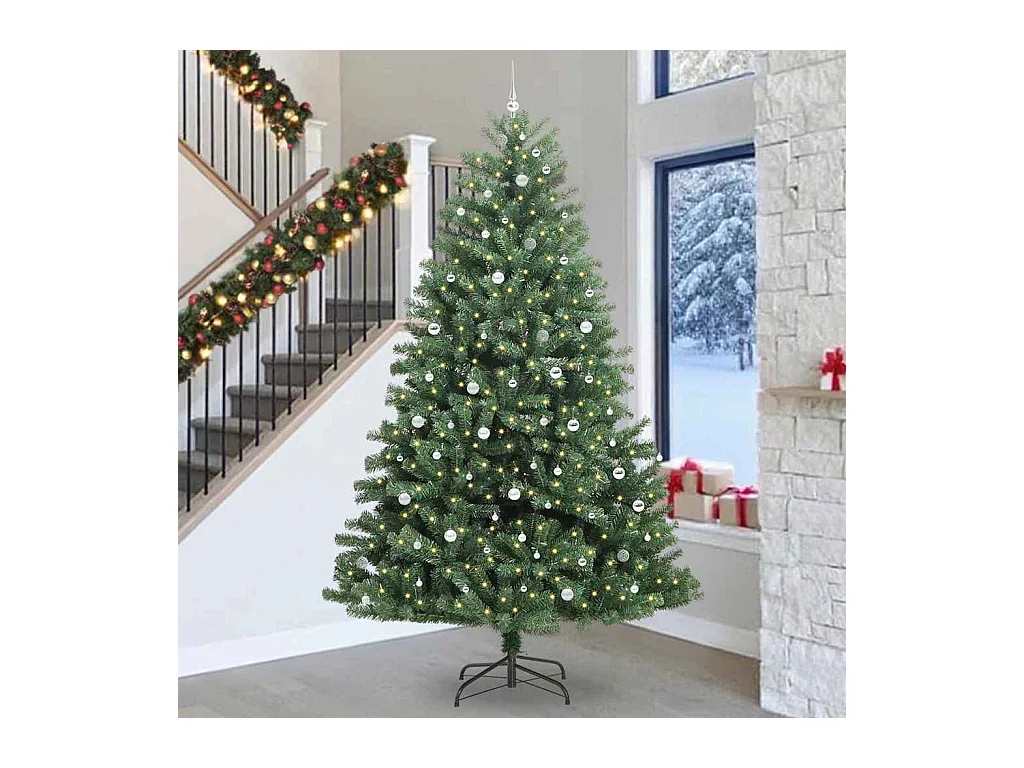 Sapin de Noël Artificiel à Branches Articulées Vert 300 cm