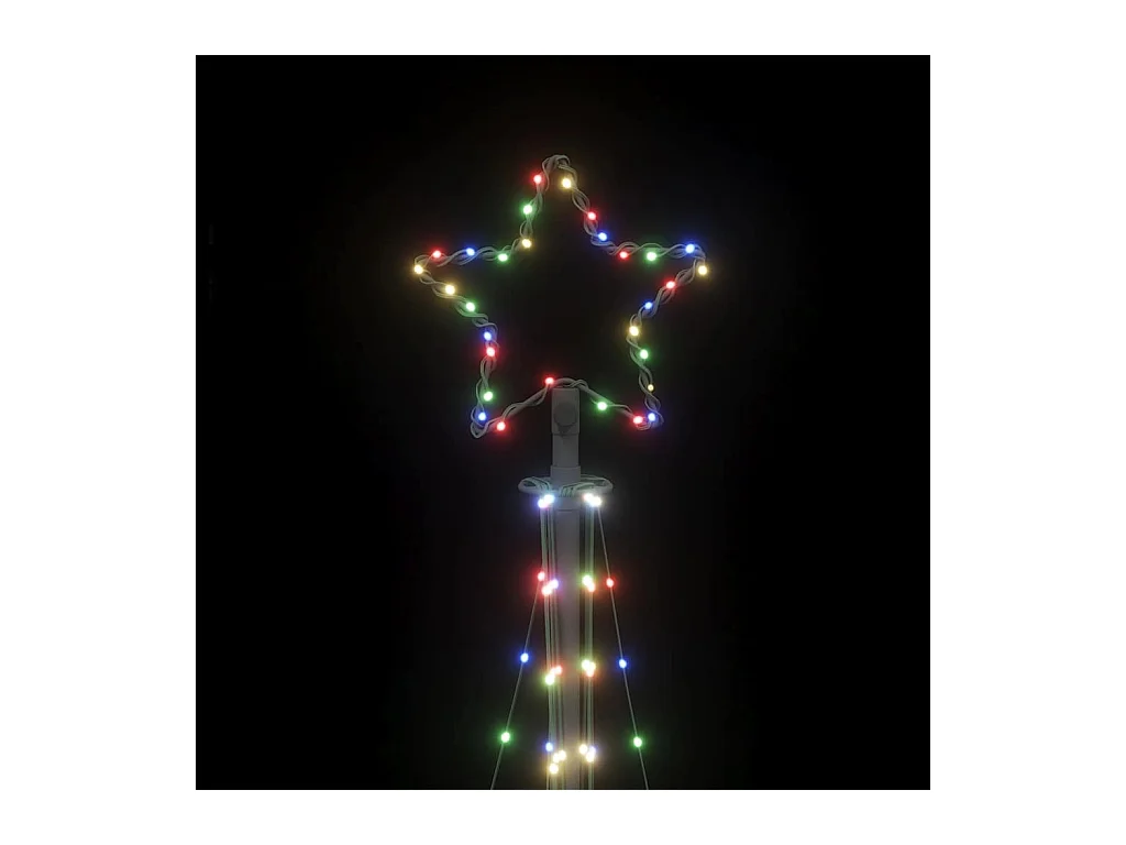 Sapin de Noël à LED 447 LED colorées 249 cm