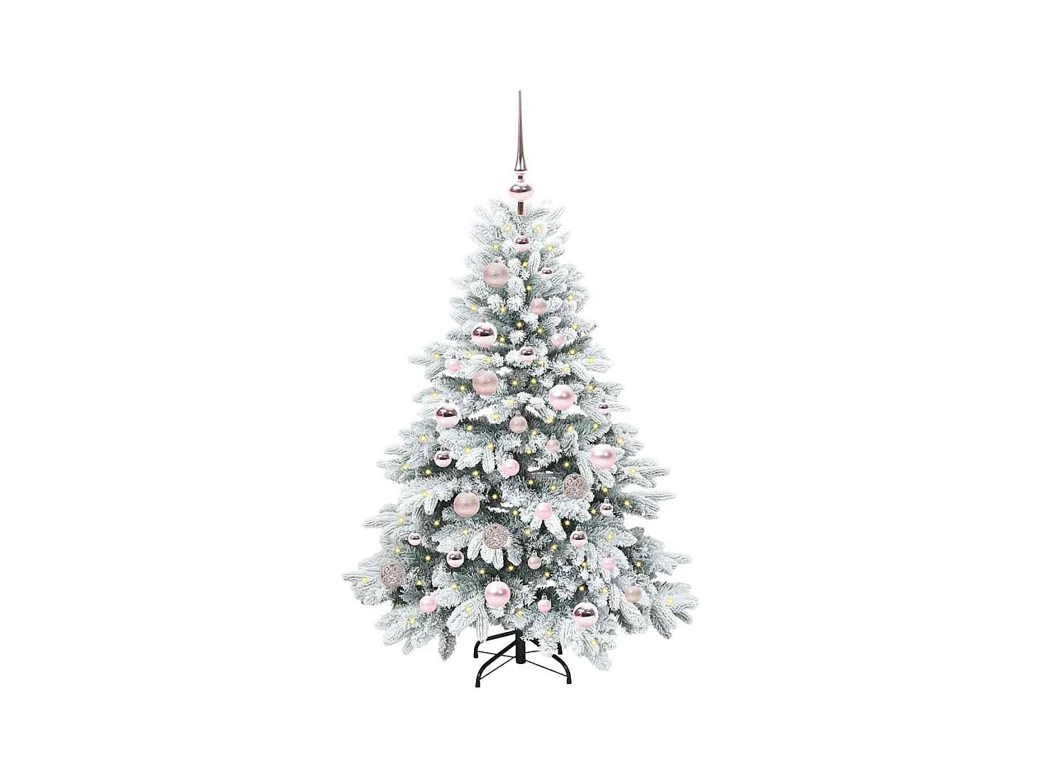 Árbol de Navidad artificial con 150 LED Verde 120 cm PE y PVC