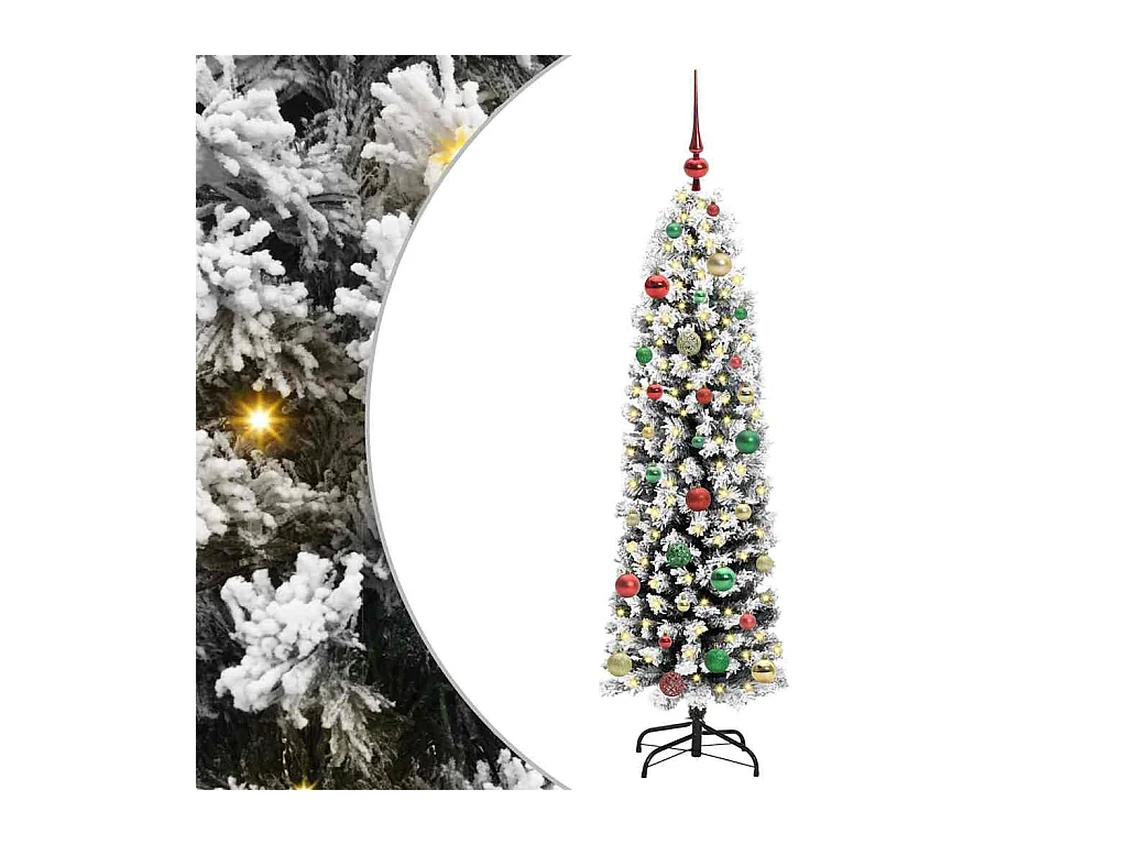 Sapin de Noël artificiel Vert 150 cm PVC et acier et plastique