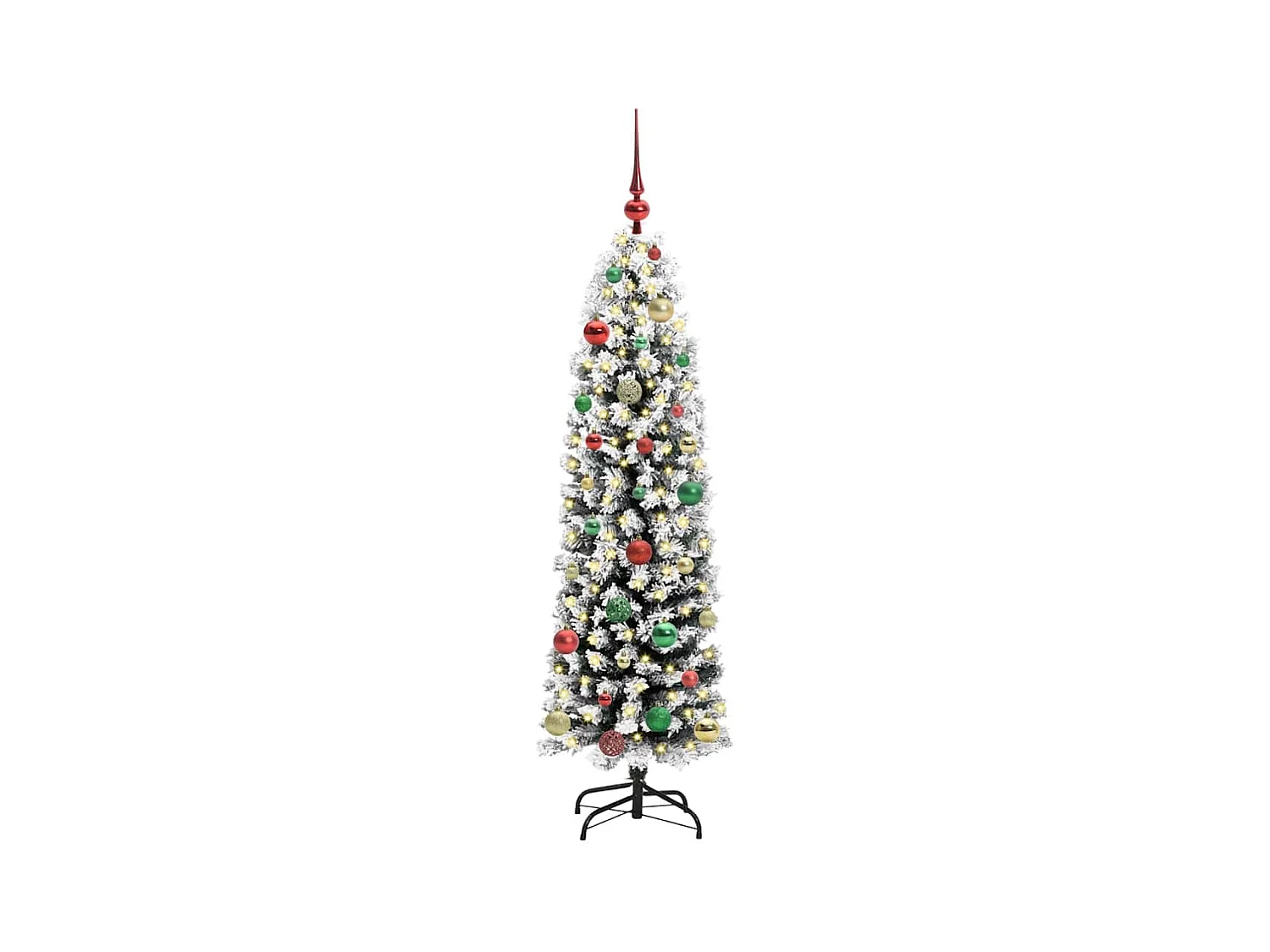 Sapin de Noël artificiel Vert 150 cm PVC et acier et plastique