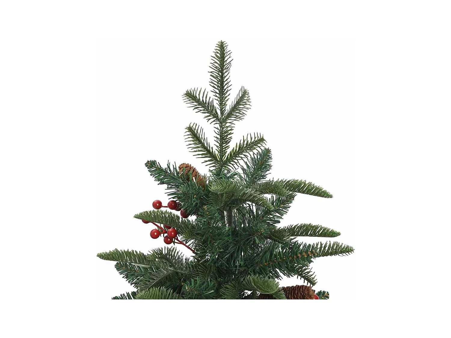 Árbol de Navidad artificial Verde 150 cm PVC, Metal y Plástico