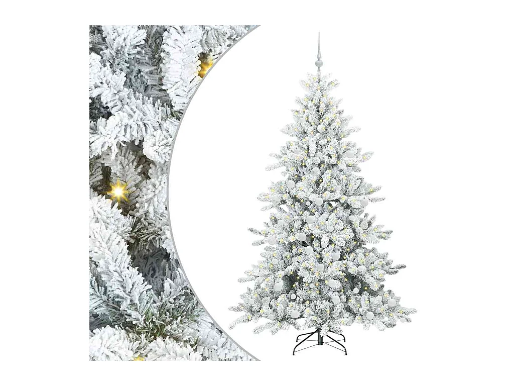 Sapin de Noël Artificiel à Branches Articulées 180 cm PVC