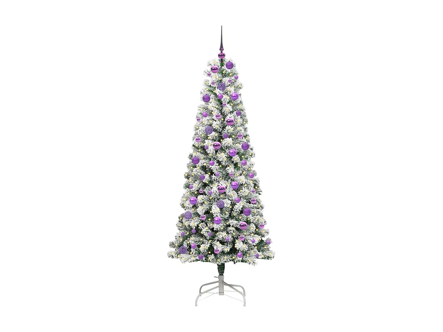 Árbol de Navidad artificial con ramas articuladas 180 cm PVC