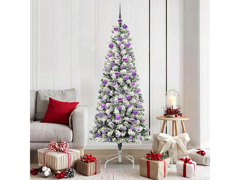Sapin de Noël Artificiel à Branches Articulées 180 cm PVC