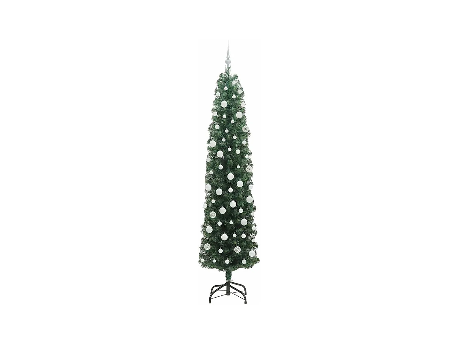 Sapin de Noël artificiel Vert 210 cm PVC et acier et plastique
