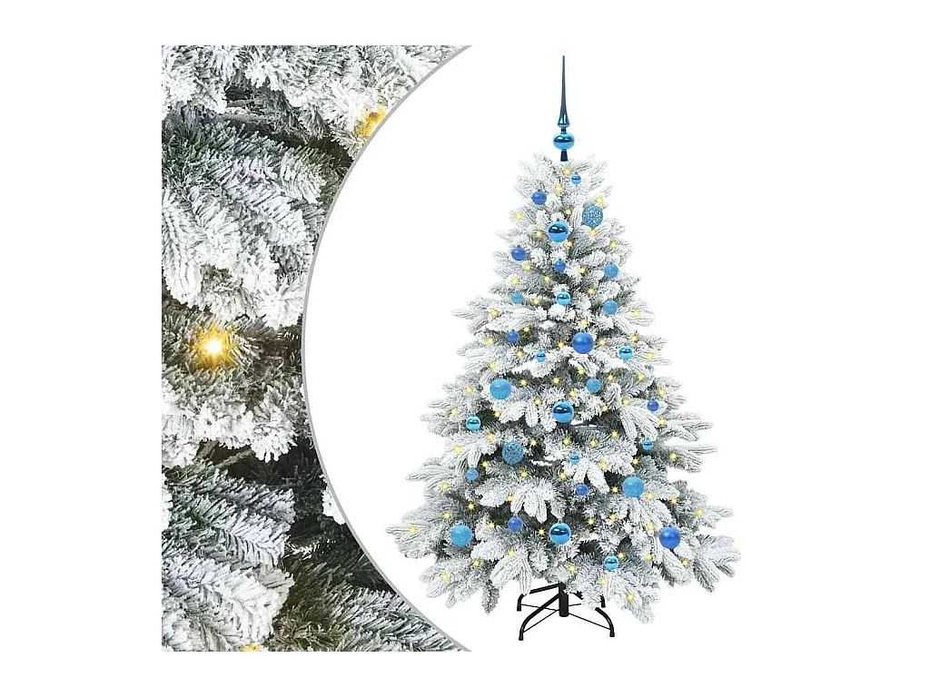 Árbol de Navidad artificial con 150 LED Verde 150 cm PE y PVC