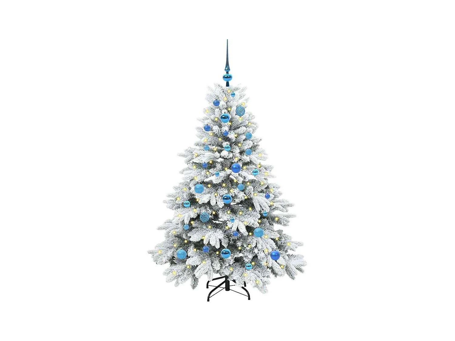 Árbol de Navidad artificial con 150 LED Verde 150 cm PE y PVC