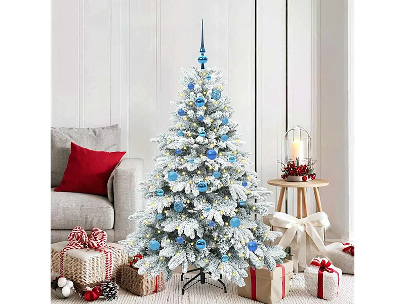 Sapin de Noël artificiel avec 150 LED Vert 150 cm PE et PVC