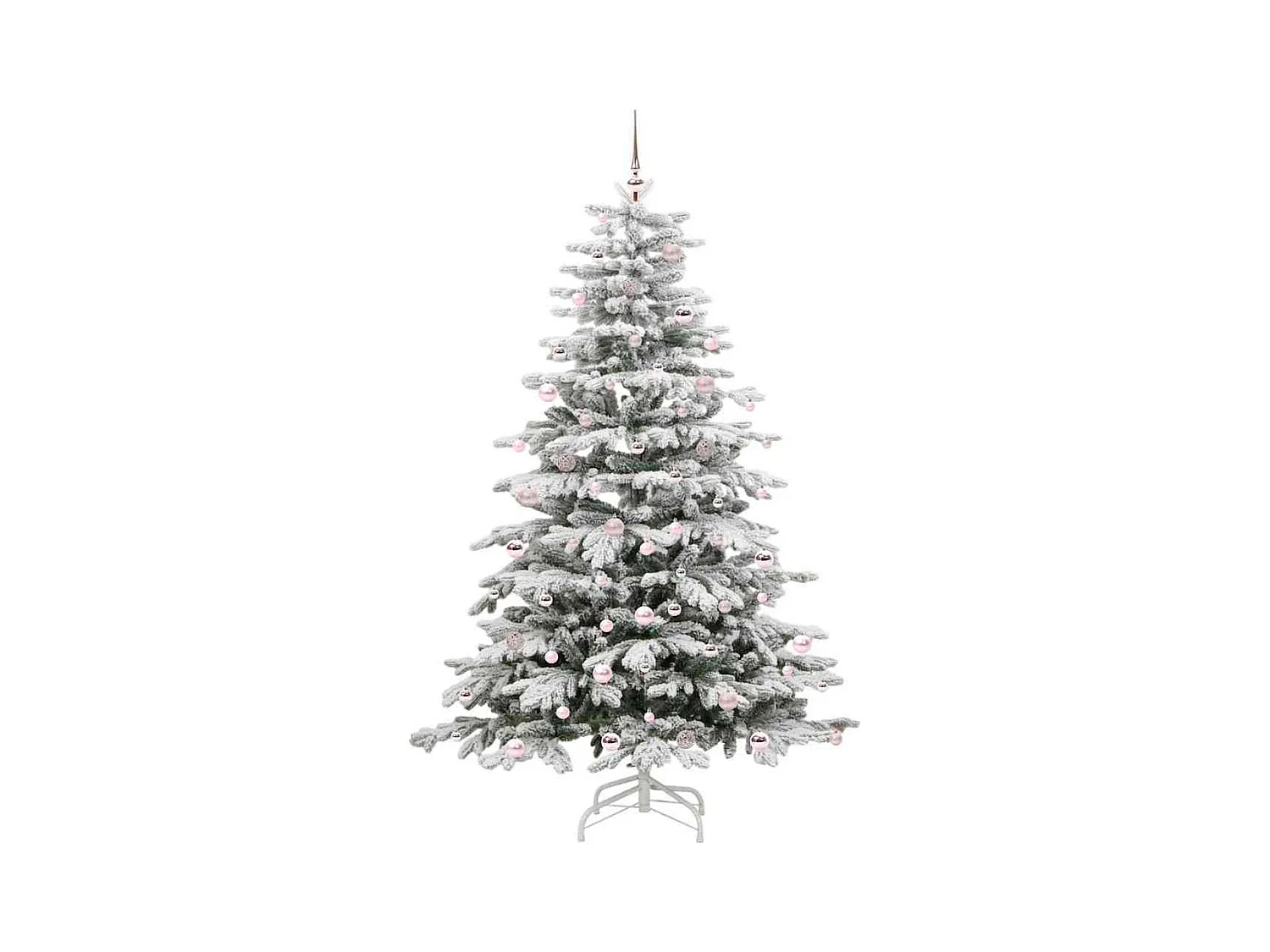 Sapin de Noël Artificiel à Branches Articulées Blanc 240 cm