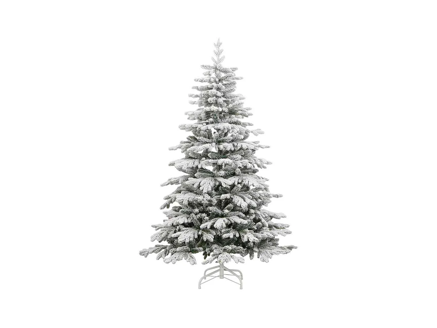 Sapin de Noël Artificiel à Branches Articulées Blanc 240 cm