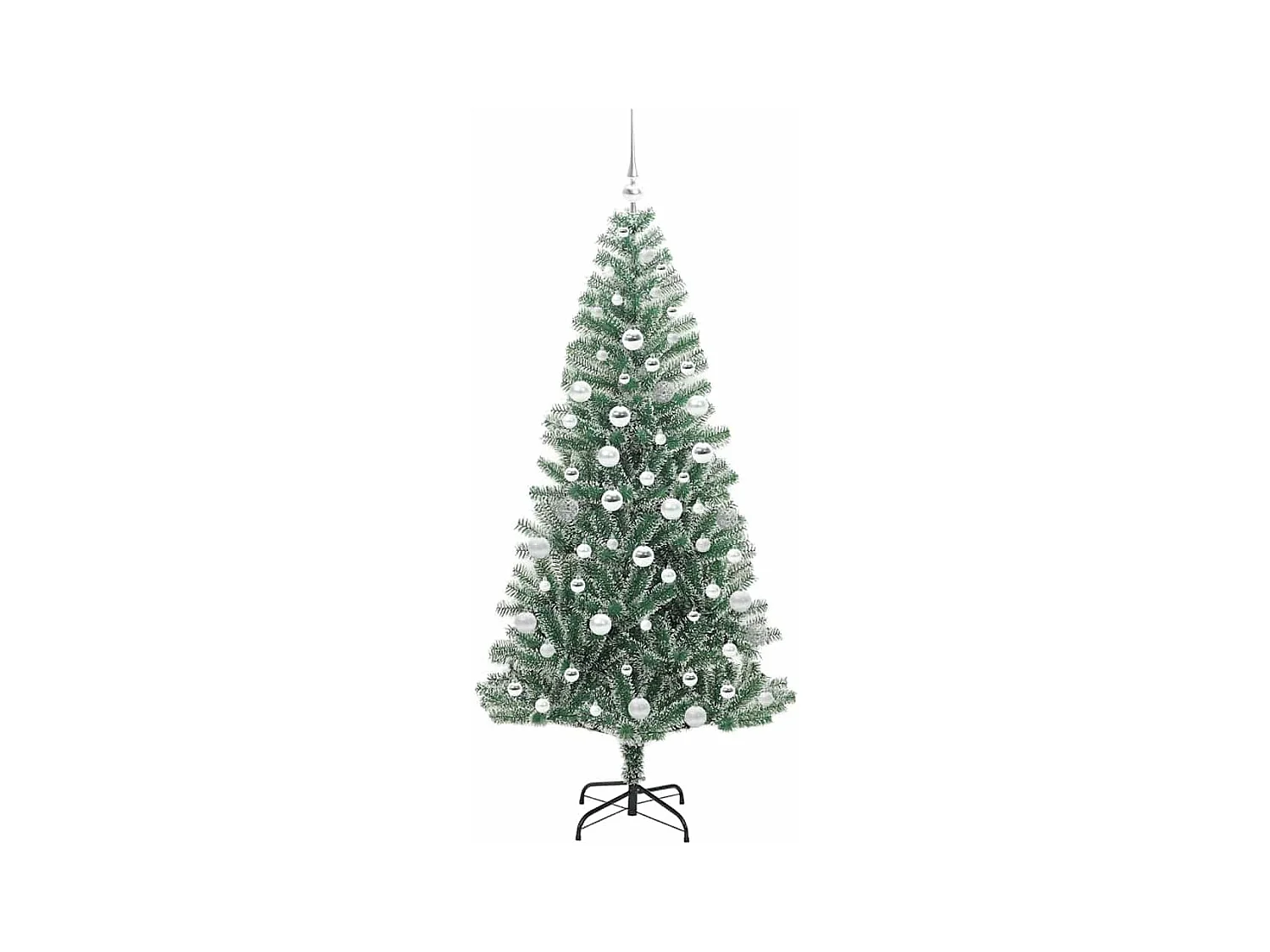 Arbre de Noël artificiel floconné de neige avec lumière LED