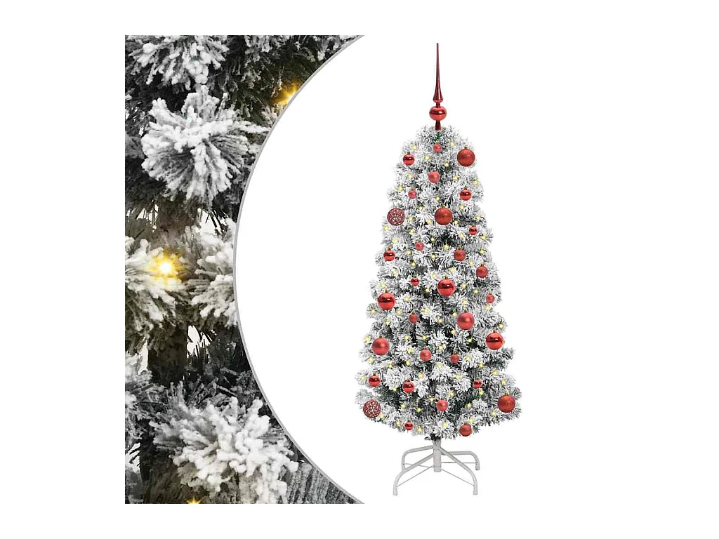 Sapin de Noël Artificiel à Branches Articulées 120 cm PVC
