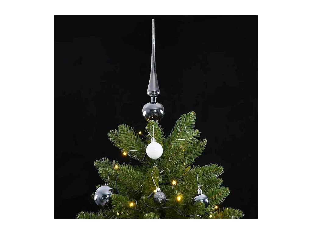 Árbol de Navidad artificial con bisagras 300 LED y bolas 300 cm