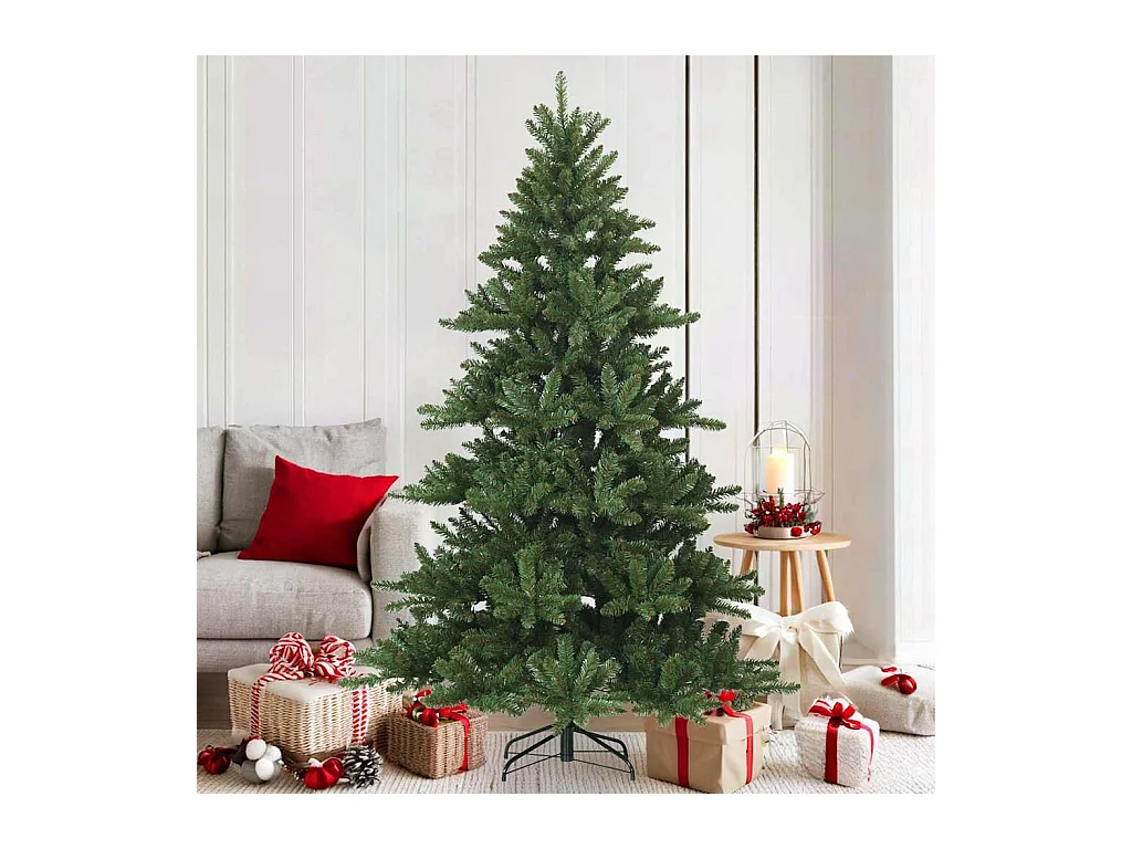 Árvore de Natal Articulada Artificial Verde 180 cm PVC, aço