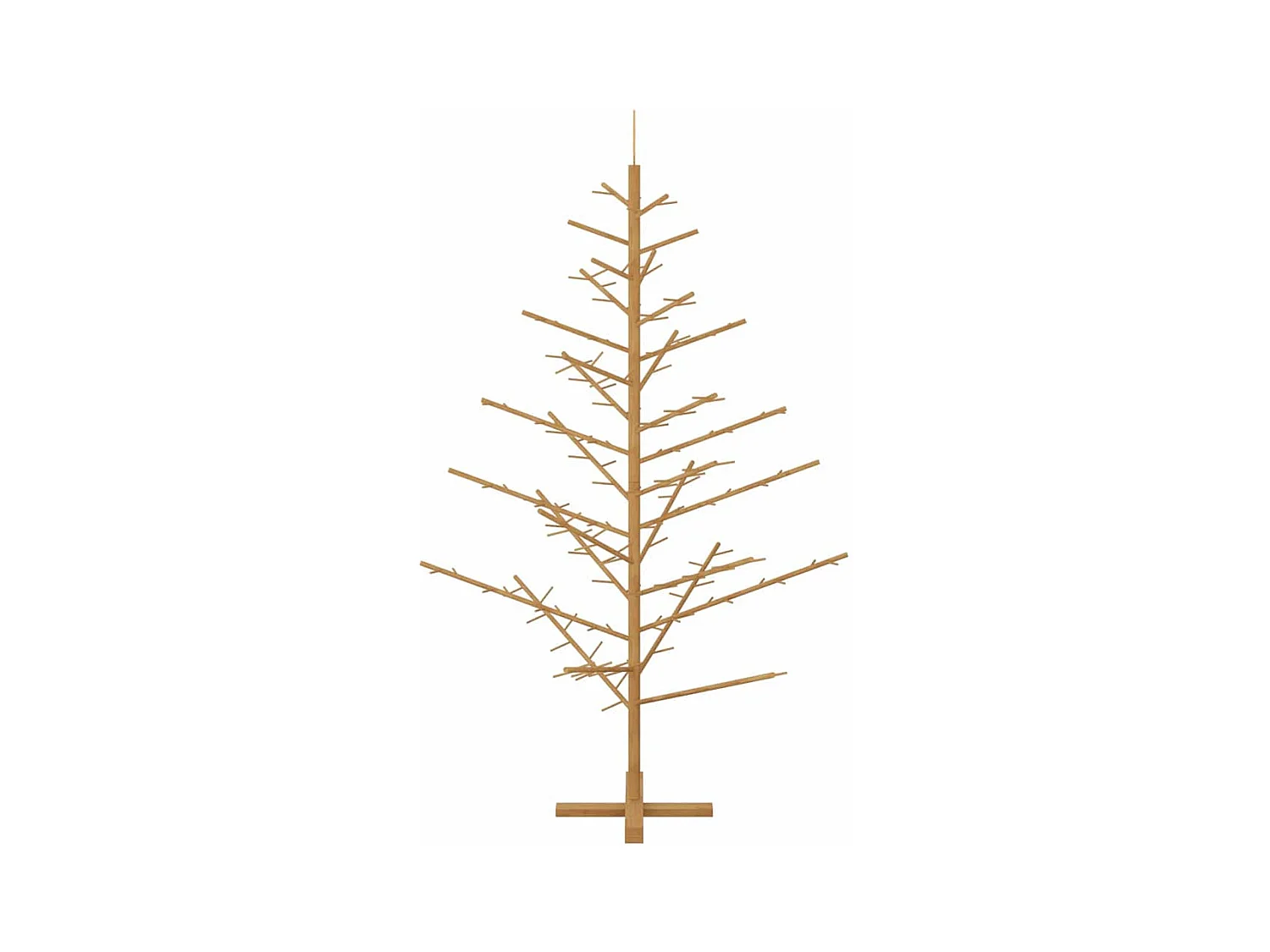 Arbre de Noël en bois Marron 180 cm Bois massif en pin
