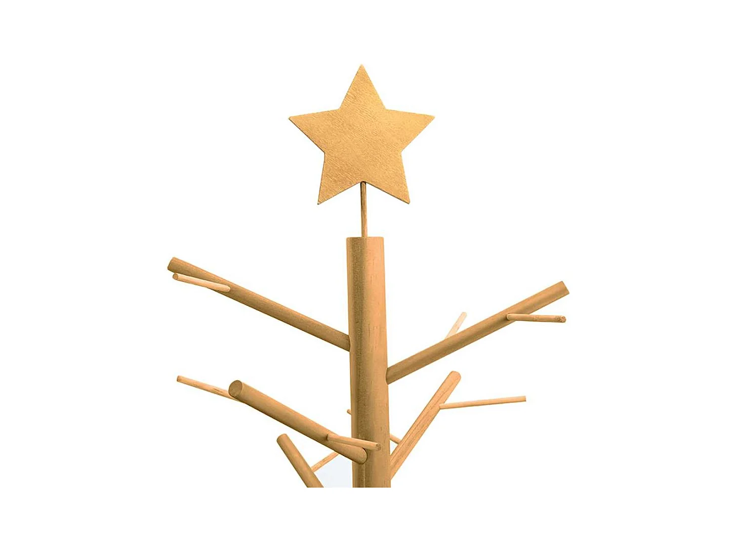 Arbre de Noël en bois Marron 180 cm Bois massif en pin