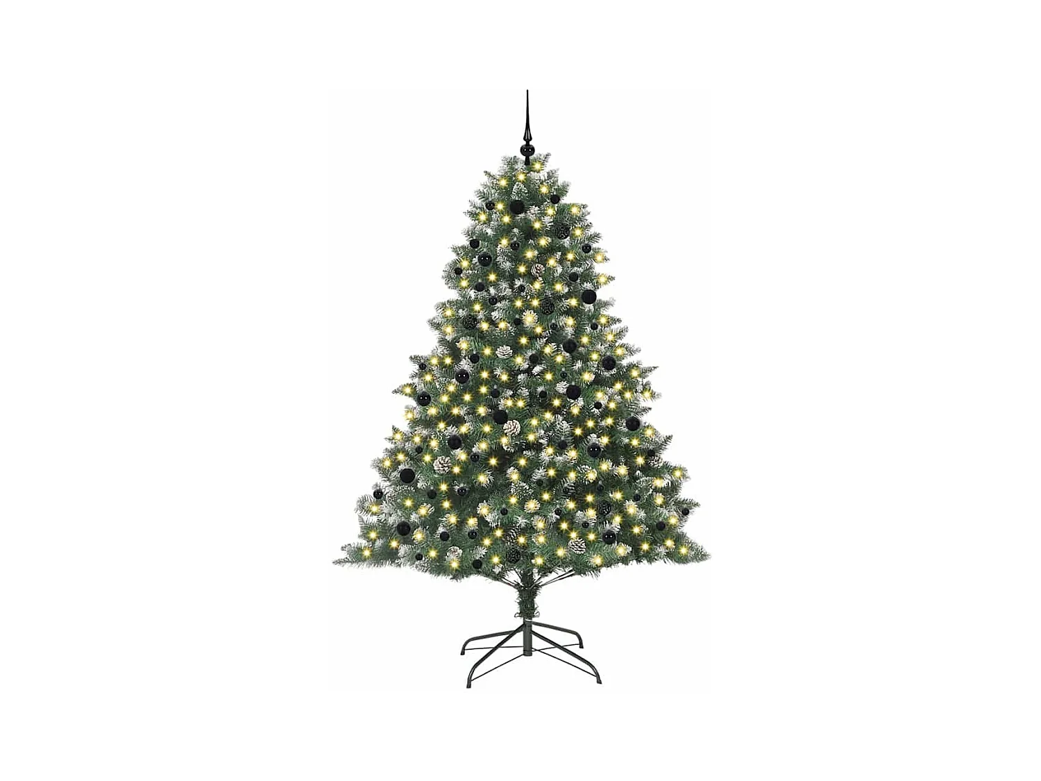 Sapin de Noël artificiel avec 300 LED Vert 160 x 160 x 240 cm