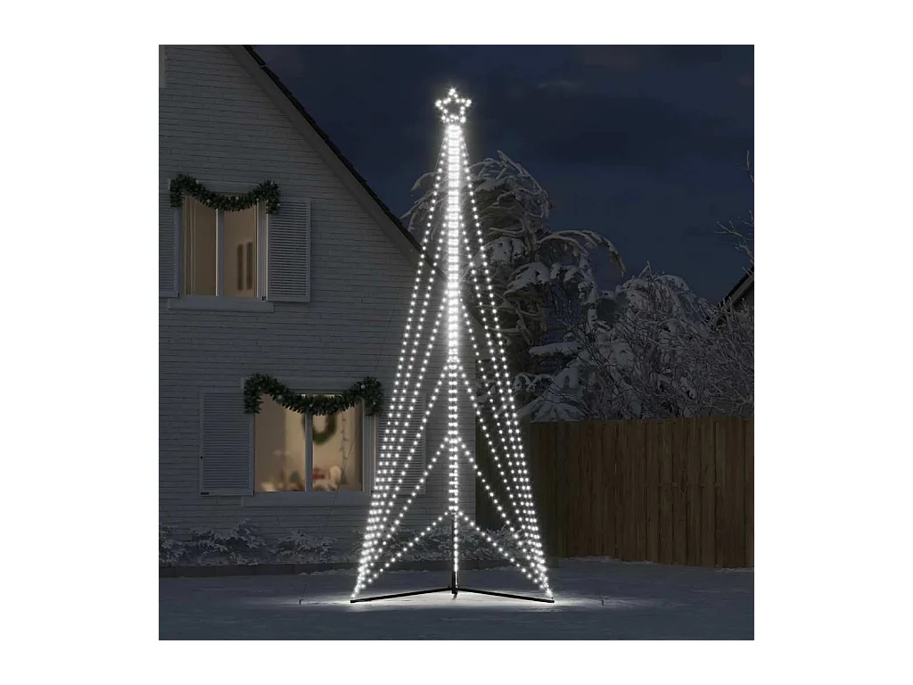 Sapin de Noël à LED 861 LED blanc froid 478 cm