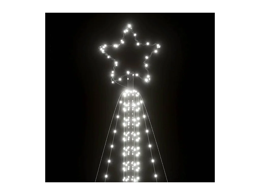 Sapin de Noël à LED 861 LED blanc froid 478 cm