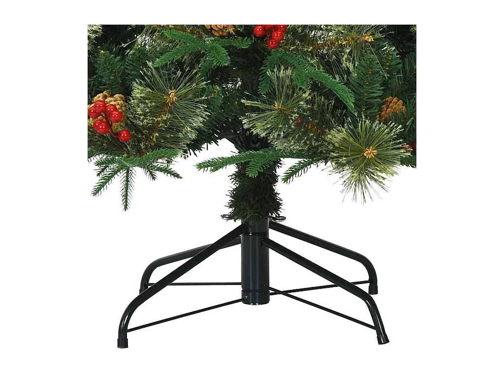 Árvore de Natal Articulada Artificial com suporte Verde 240 cm