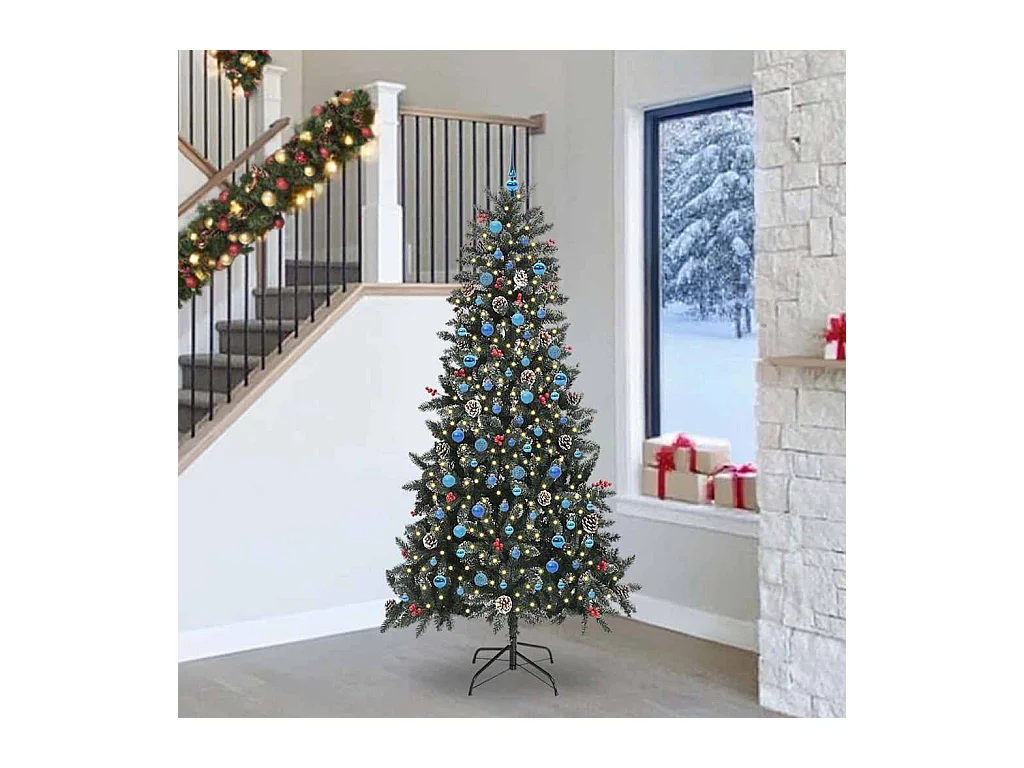 Árbol de Navidad artificial Verde 129.5 x 129.5 x 240 cm