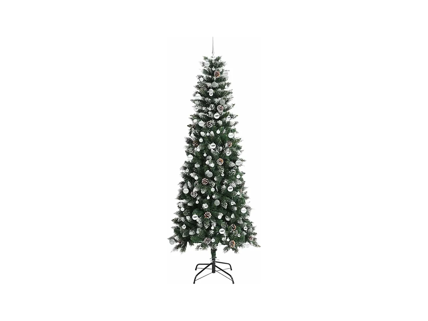 Sapin de Noël artificiel avec 300 LED Vert 96 x 96 x 240 cm