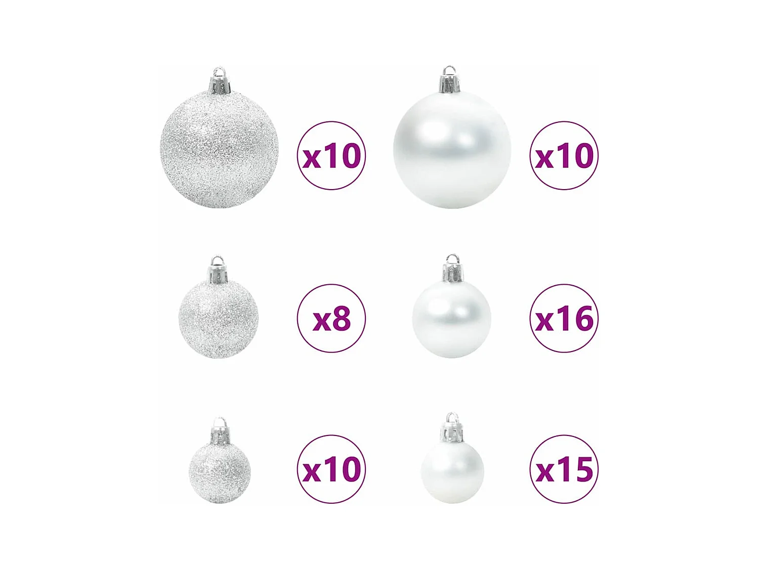 Sapin de Noël artificiel avec 300 LED Vert 96 x 96 x 240 cm