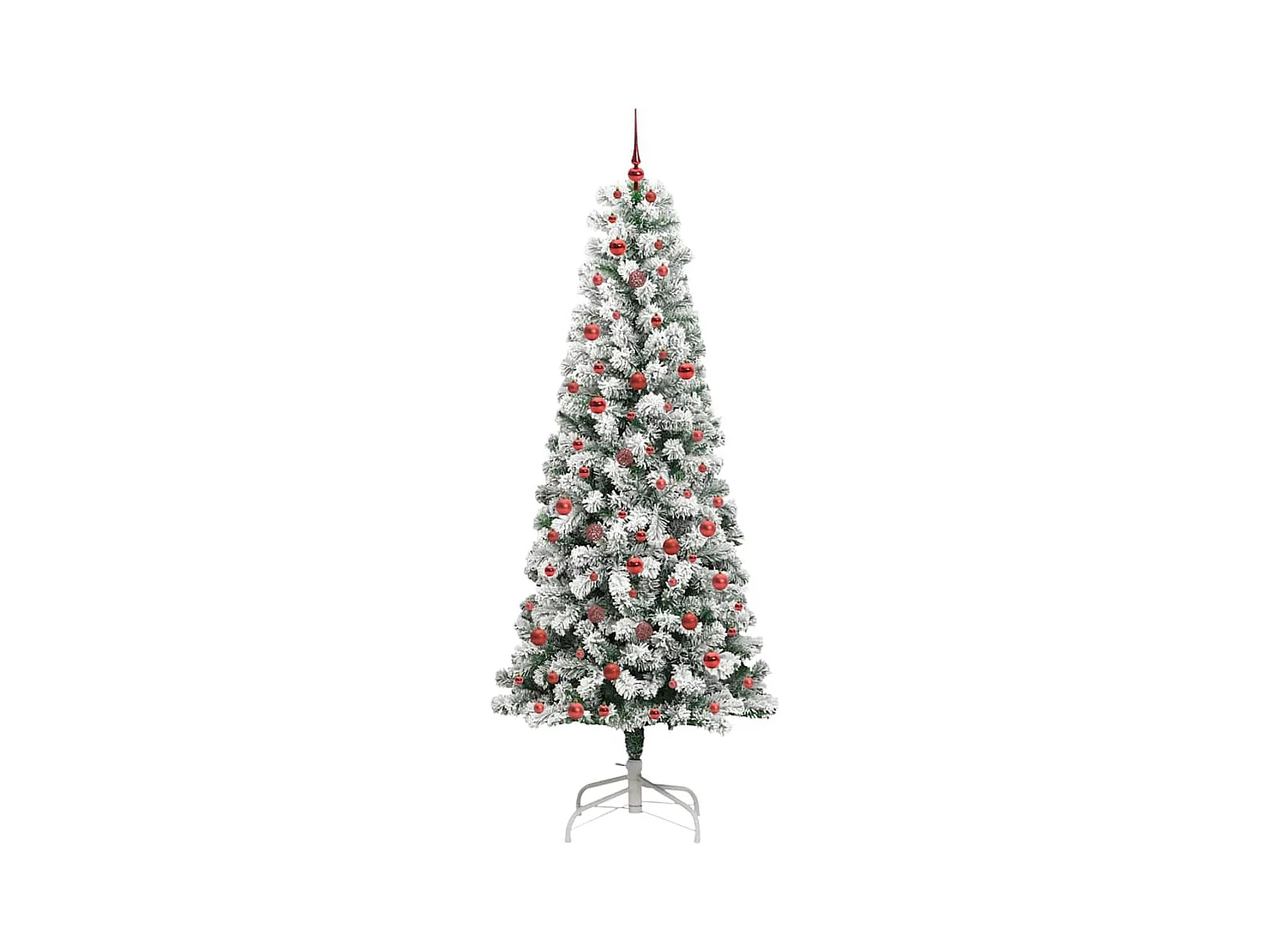 Árbol de Navidad artificial con ramas articuladas 240 cm PVC
