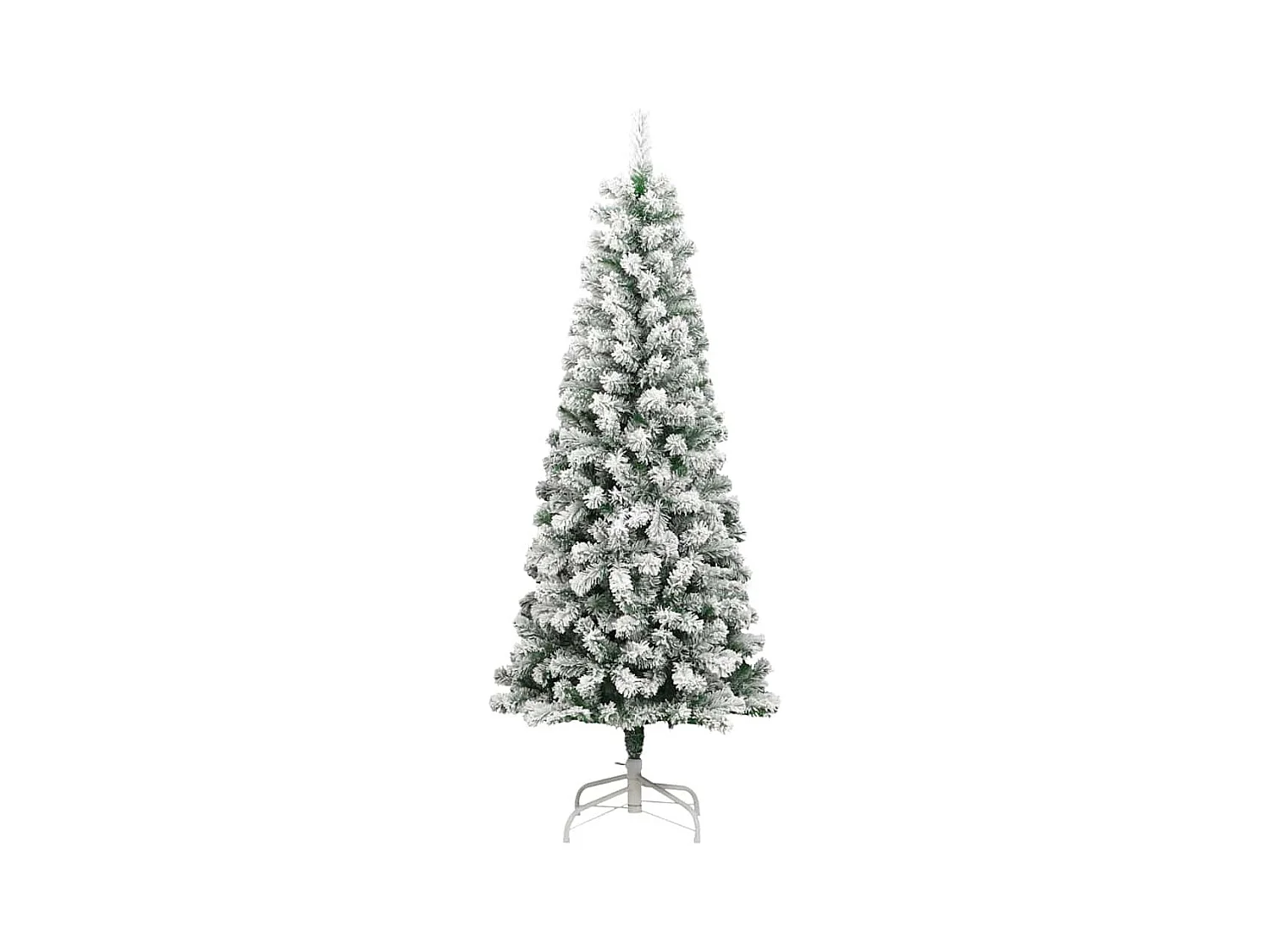 Árbol de Navidad artificial con ramas articuladas 240 cm PVC