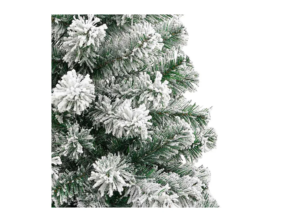 Árbol de Navidad artificial con ramas articuladas 240 cm PVC