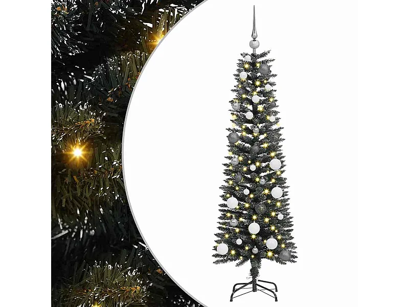 Sapin de Noël artificiel avec 150 LED Vert 43 x 43 x 150 cm