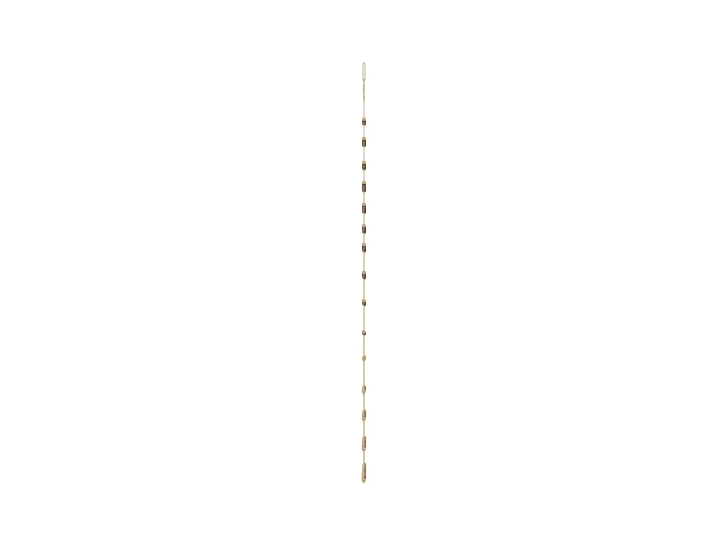 Árbol de Navidad colgante con estrella en la punta, 100 x 210 cm, rama natural