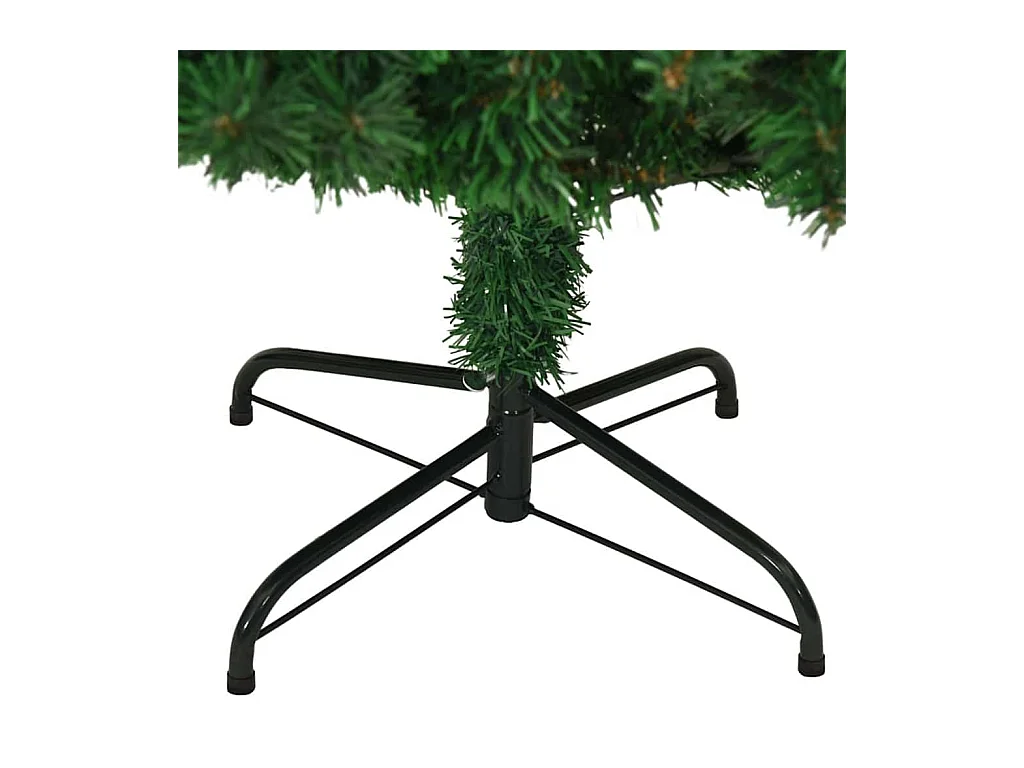 Árvore de Natal Artificial Verde 180 cm PVC, Aço e Plástico