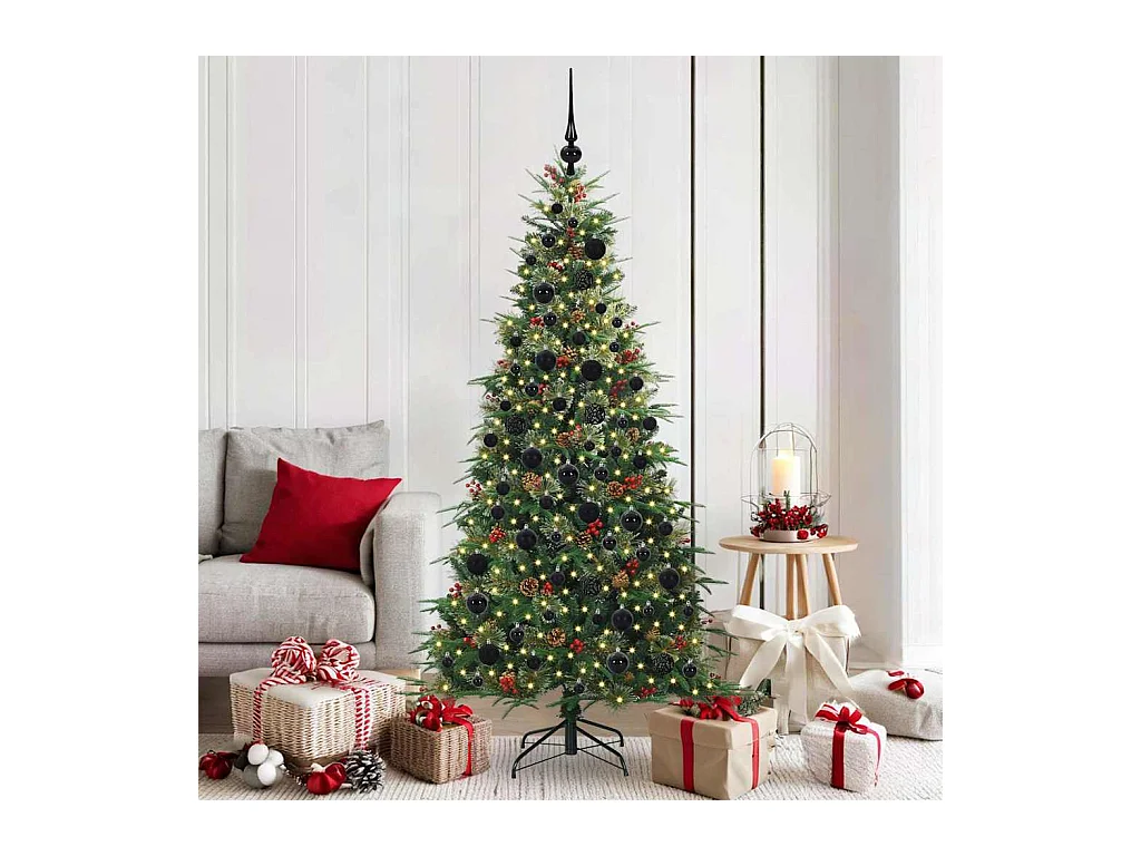 Árbol de Navidad artificial con ramas articuladas Verde 180 cm