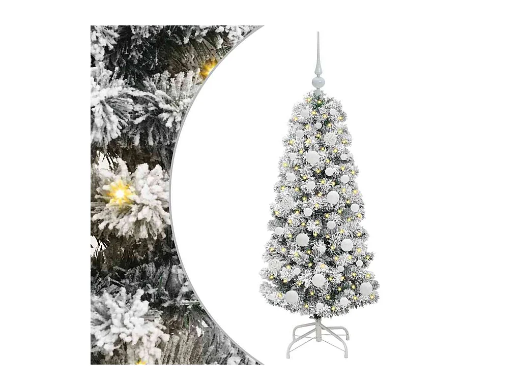 Sapin de Noël Artificiel à Branches Articulées 120 cm PVC