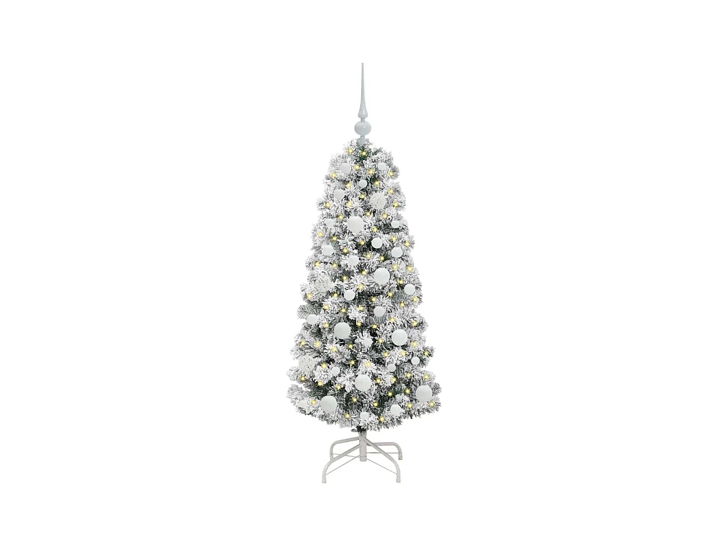 Sapin de Noël Artificiel à Branches Articulées 120 cm PVC