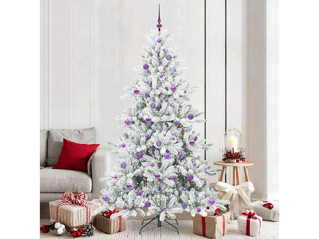 Sapin de Noël Artificiel à Branches Articulées 210 cm PVC
