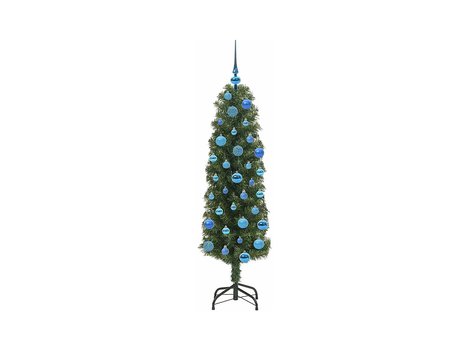 Árbol de Navidad artificial Verde 150 cm PVC, Acero y Plástico