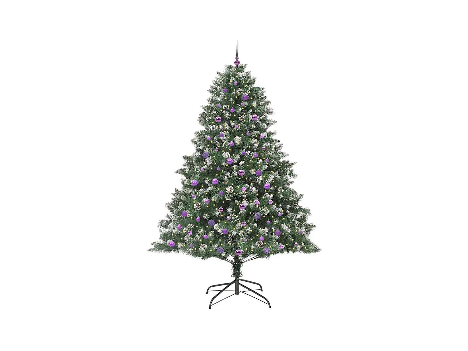 Sapin de Noël artificiel avec 300 LED Vert 160 x 160 x 240 cm