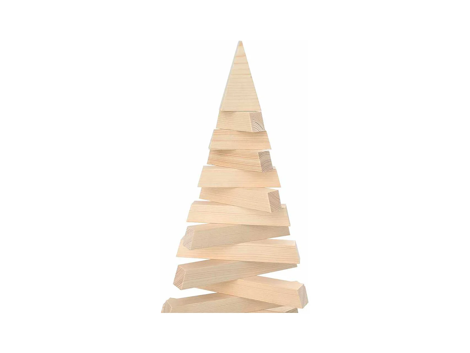 Arbres de Noël avec support Naturel 210 cm Bois massif en pin