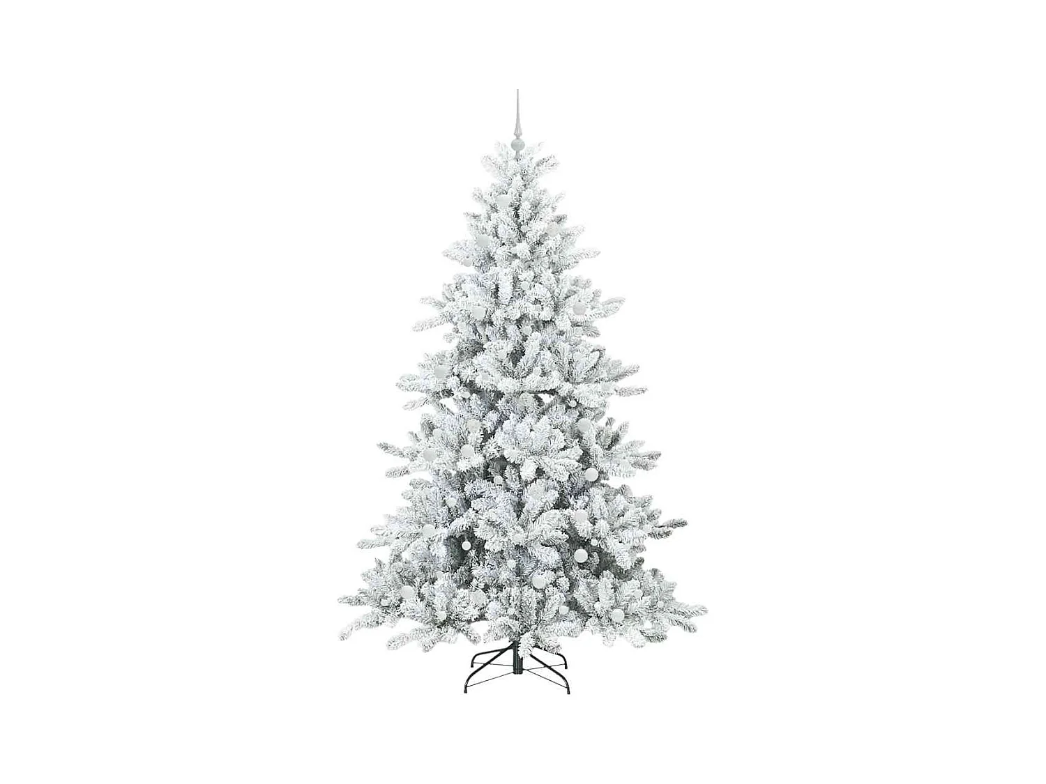 Árbol de Navidad artificial con ramas articuladas 240 cm PVC