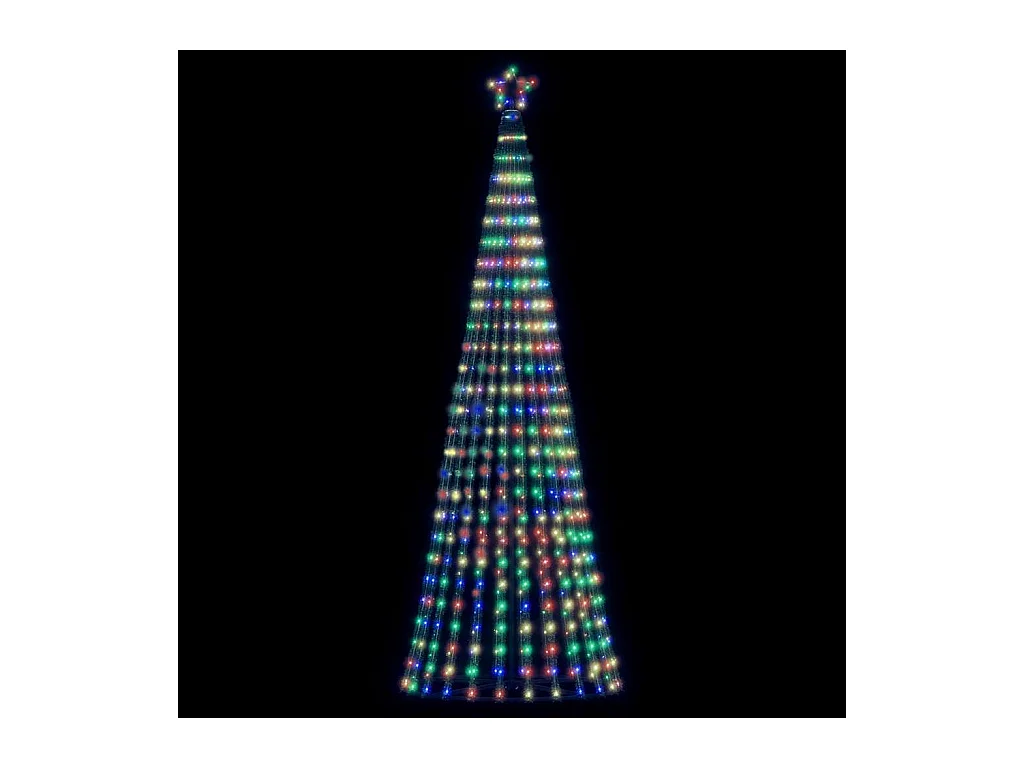 Sapin de Noël à LED 475 LED colorées 247 cm